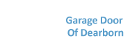 Garage Door Of Dearborn Logo